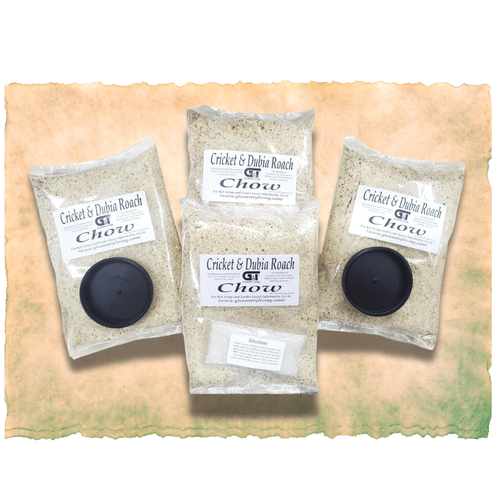 G&T Country Living – 4 lb Dubia Roach & Cricket Feed | Fresh-Sealed Premium Insect Chow