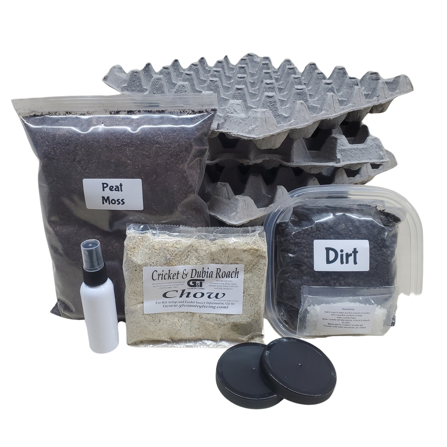 “GT Country Living Cricket Breeding Kit – Raise your own feeder crickets for reptiles and amphibians.”