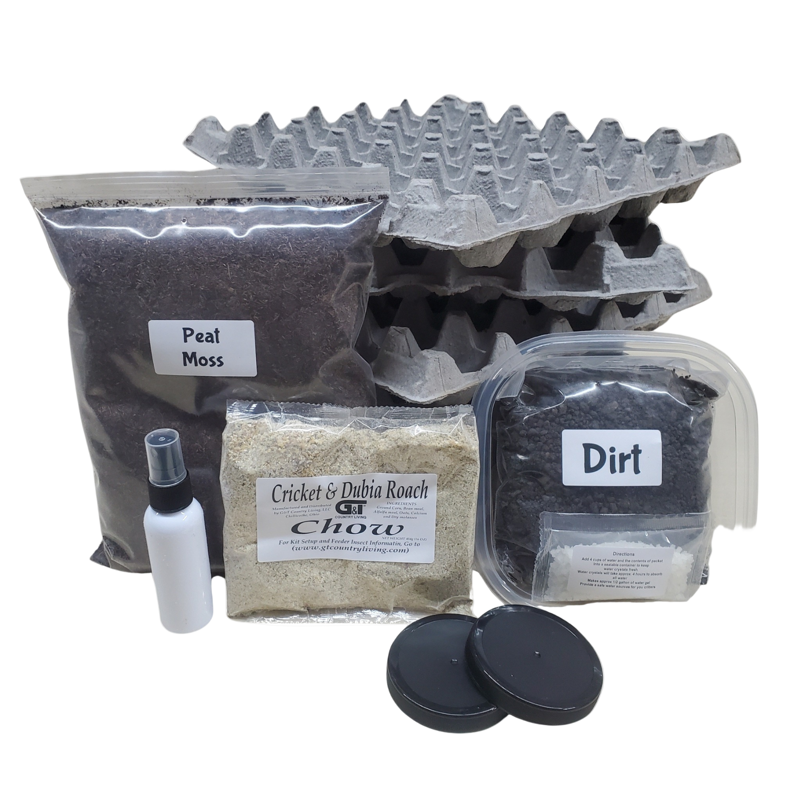 “GT Country Living Cricket Breeding Kit – Raise your own feeder crickets for reptiles and amphibians.”