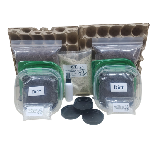 Cricket Breeding Kit (2-Tub Setup) – Feeder Cricket Colony Starter Habitat for Bearded Dragons, Geckos, Frogs & More – GT Country Living